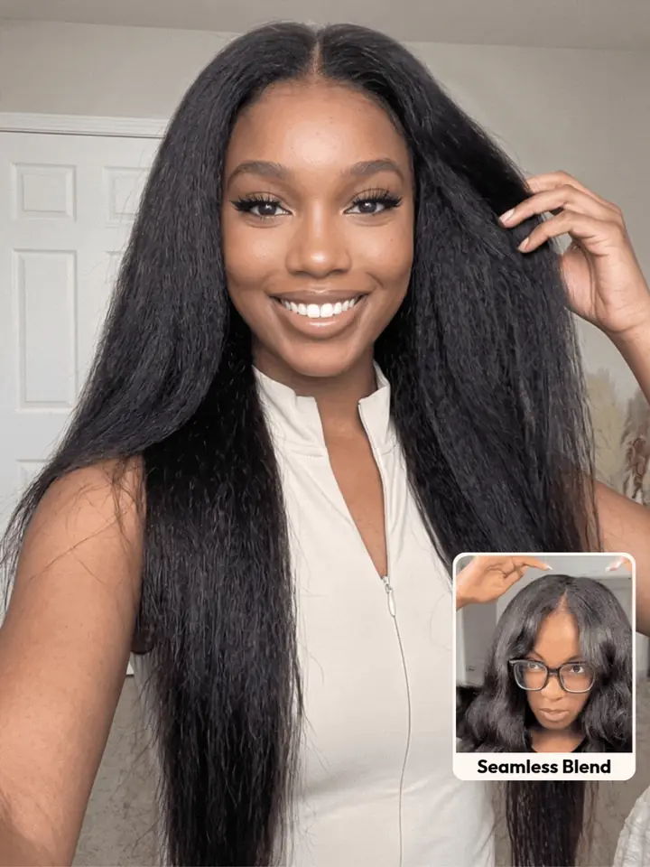 Premium hair bundles close-up